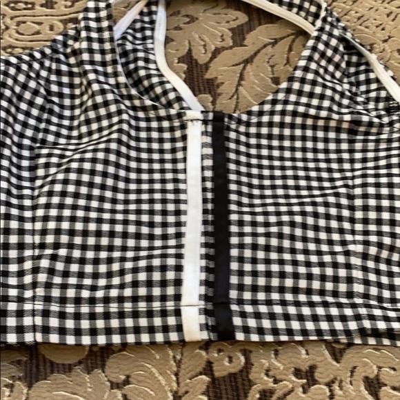 Dance & Marvel size S checkered crop top - Picture 3 of 8